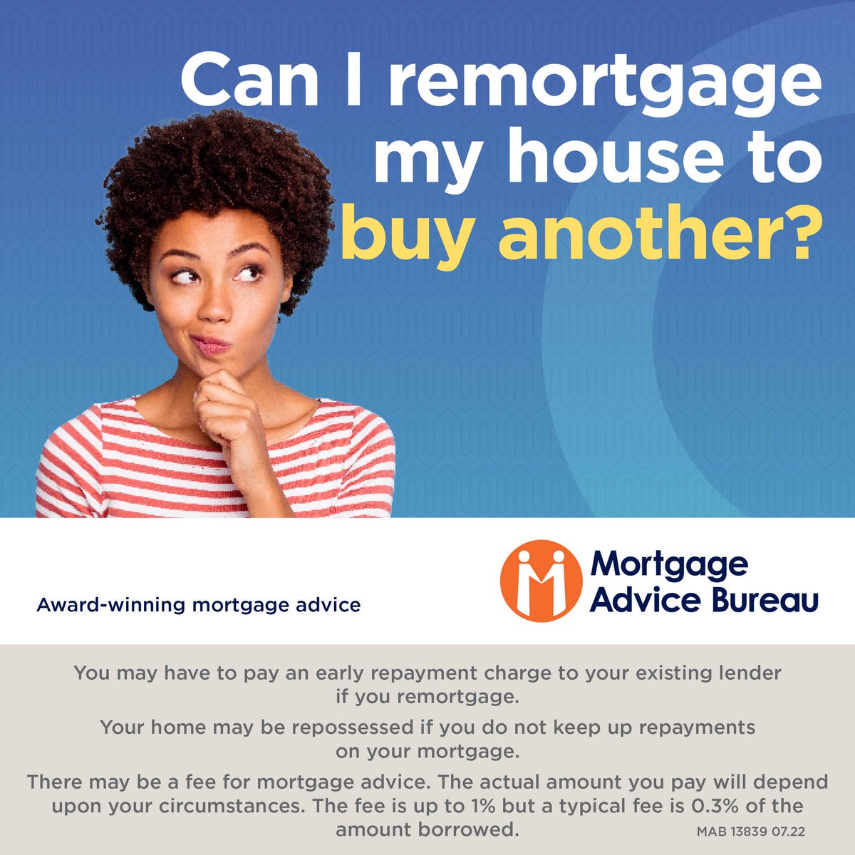MAB_SAlger's tweet photo. Are you interested in buying a second property but wonder how you could afford it?

Our expert mortgage advisers can help you find out more about remortgaging to buy a second property. https://t.co/qV9yYux38O