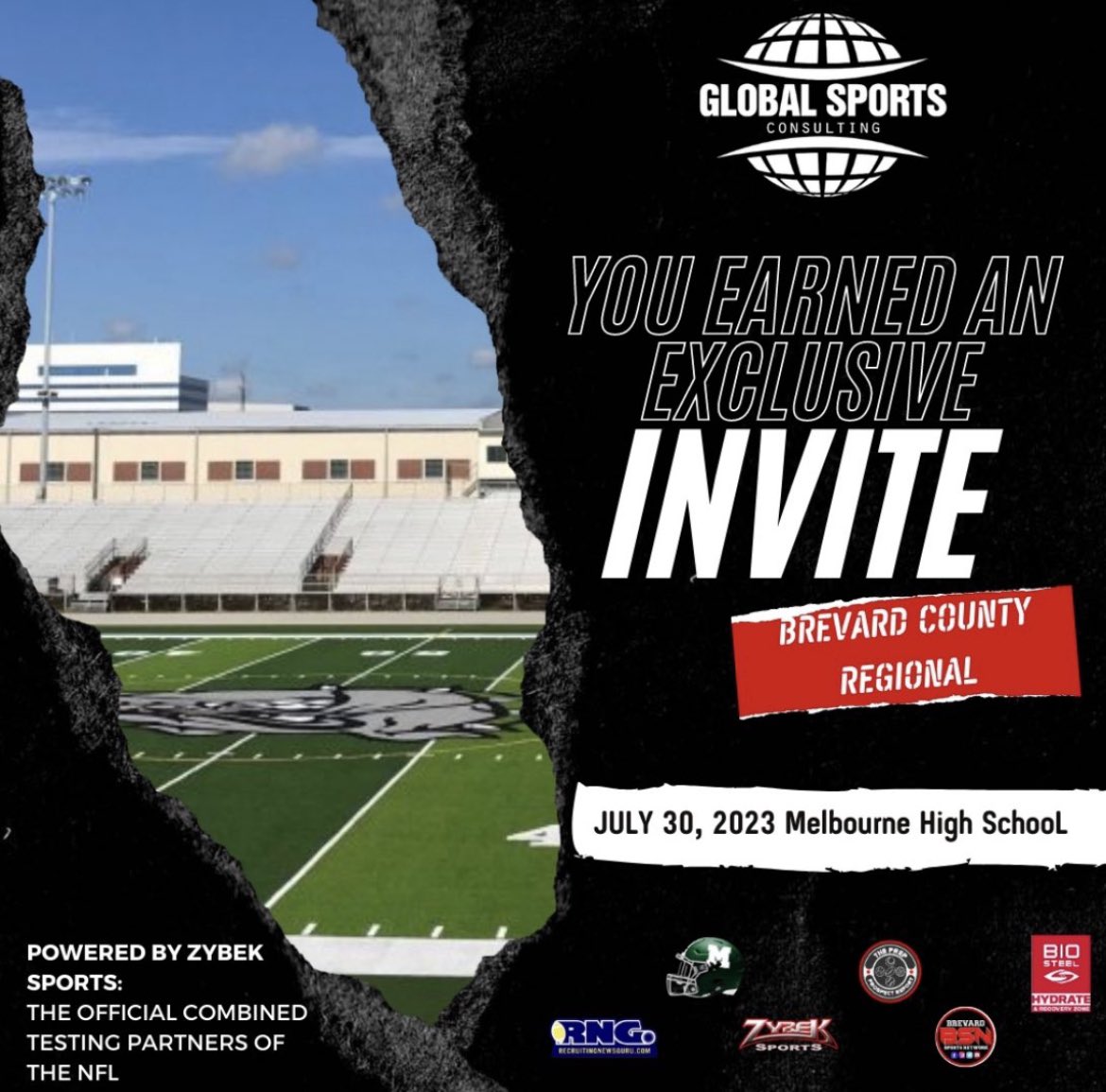 Very blessed and thankful to have earned an exclusive invite to the Brevard County Regional by Global Sports