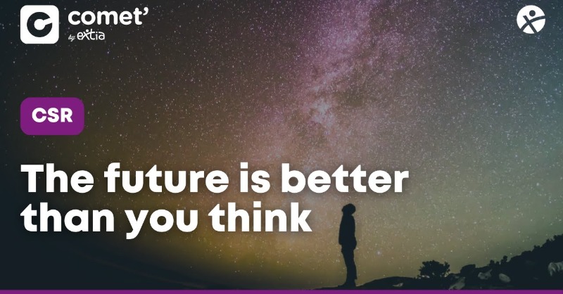 CometByExtia's tweet photo. Is the #future bright or are we headed for dark scenarios? 

Magda, #zerowaste advocate, communication and #sustainability, and co-founder of @GoZeroWasteApp gives some truly inspiring solutions to key global challenges. 

Let's see this replay of our @CometByExtia.