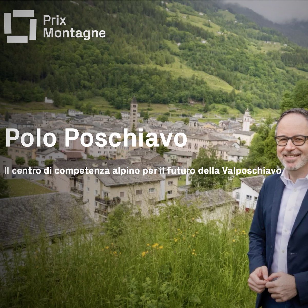 PRIX MONTAGNE 2023: 
Polo Poschiavo is a finalist!

The jury of the prestigious Swiss prize has nominated #PoloPoschiavo for its exemplary contribution to economic diversification in mountain regions.
￼
Vote for it now! 
prixmontagne.ch/it/voting