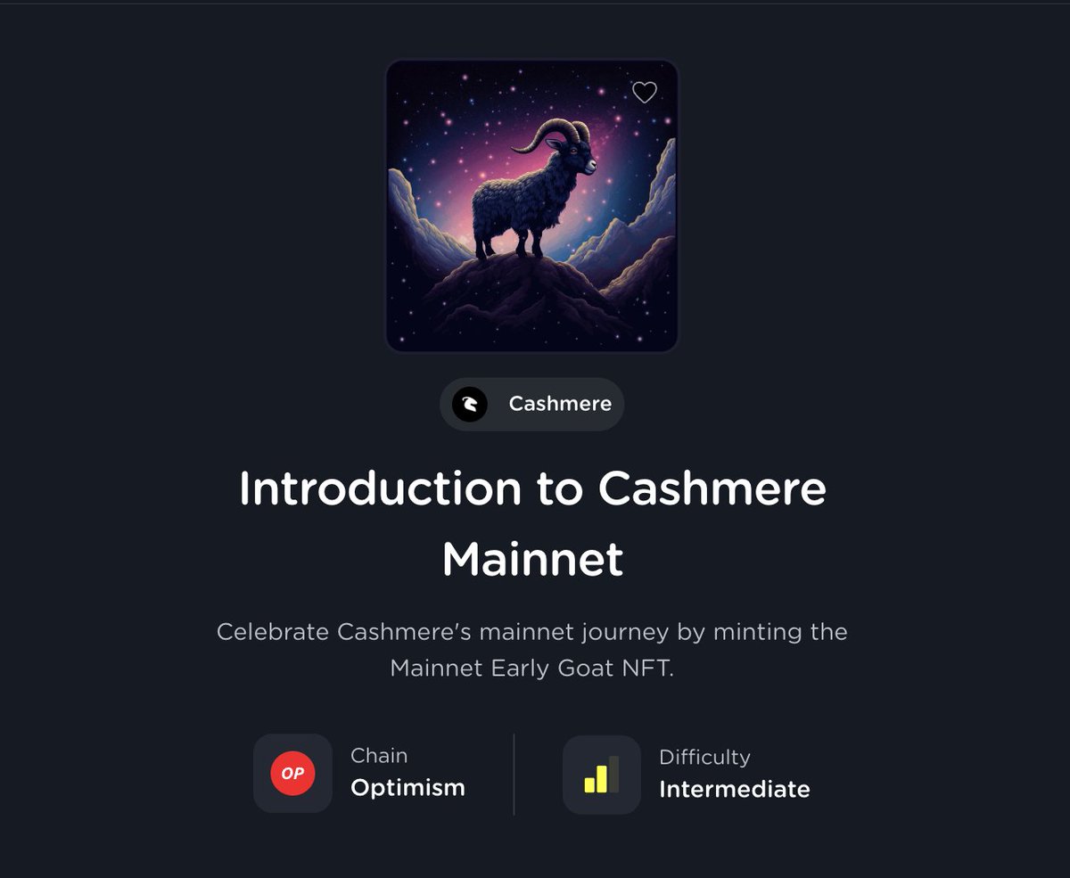 daboyshine's tweet photo. ✅@CashmereLabs ประกาศขึ้น Mainnet แล้ว🐐🔥

รวมงานทั้งหมดที่พึ่งมาเมื่อกี้ ❤️

1️⃣Galxe : https://t.co/vNqGgLVO7M
2️⃣Layer3 : https://t.co/JTy3uRiwB4
3️⃣Zealy : https://t.co/LKHVrAwtOw
4️⃣Guild : https://t.co/2Dr4TRMuHo

มีต่อ... https://t.co/FxdLuMjZCm