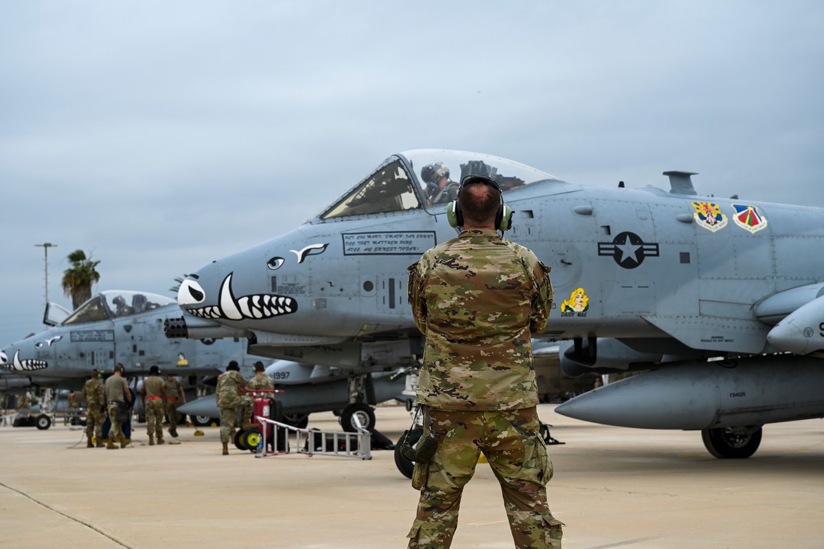 USAFReserve's tweet photo. A huge milestone occurred this week during #PatriotFury23, For the first time ever, A-10s launched out of South America from Chiclayo, Peru.
#ResoluteSentinel23 | @AFSOUTH | #AFRCPF23 | #ReserveReady https://t.co/R1JqljrVC9