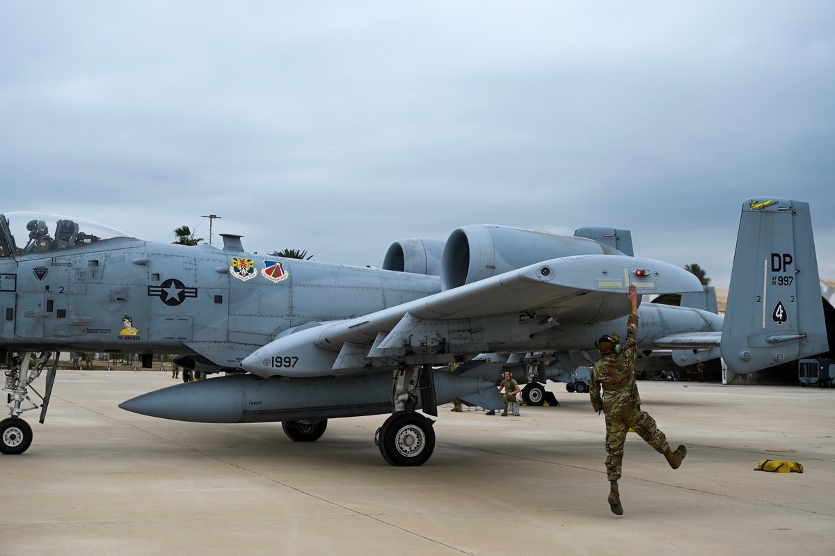 USAFReserve's tweet photo. A huge milestone occurred this week during #PatriotFury23, For the first time ever, A-10s launched out of South America from Chiclayo, Peru.
#ResoluteSentinel23 | @AFSOUTH | #AFRCPF23 | #ReserveReady https://t.co/R1JqljrVC9