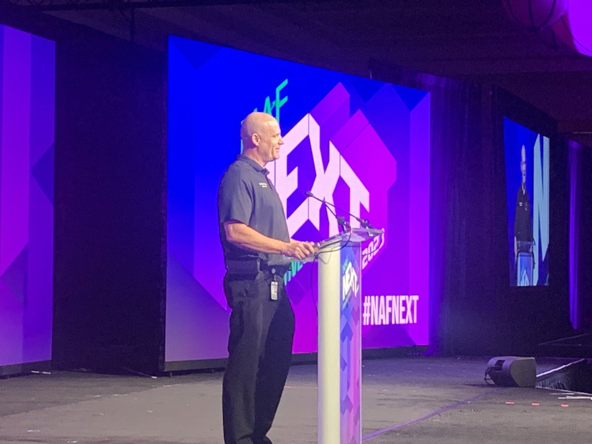 Thank you ⁦<a href="/DrFinchDVUSD/">Curt Finch, PhD</a>⁩ for kicking us off this morning! We are so proud of the incredible pathway work in ⁦<a href="/DVUSD/">Deer Valley Unified School District</a>⁩!! ⁦<a href="/NAFCareerAcads/">NAF</a>⁩ #NAFNext