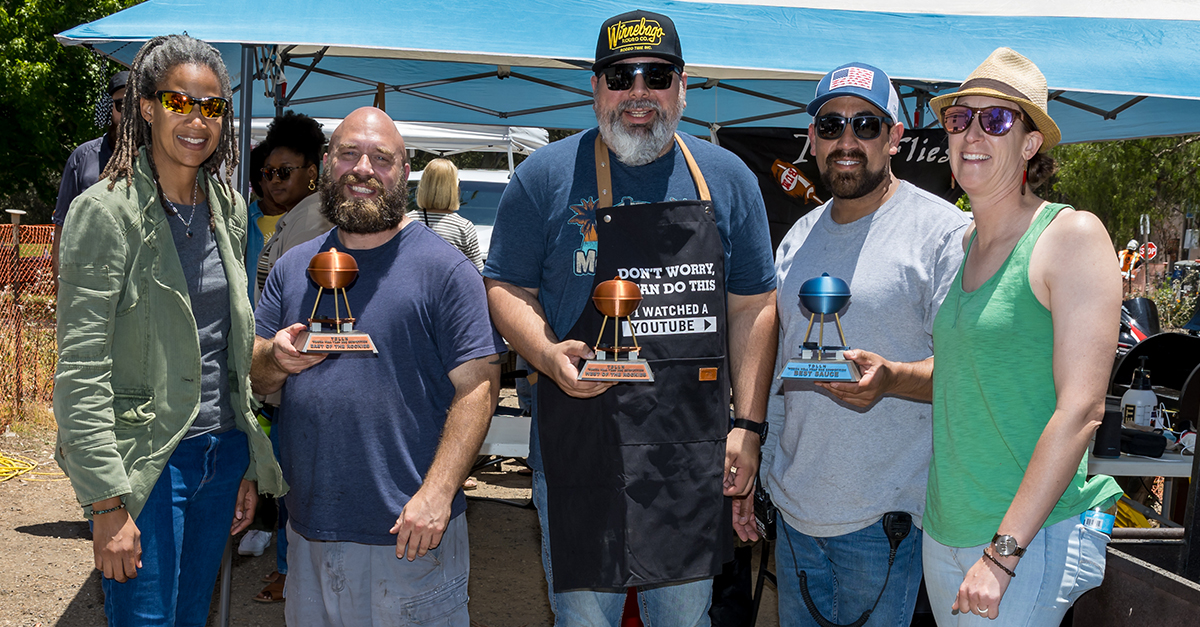 KitchellCos's tweet photo. Kitchell hosted a BBQ Competition at the @UCSanDiego Theatre District Living and Learning Neighborhood where 500+ trades working on-site celebrated their amazing work. #kitchellprogress #teambuilding 
@HKSArchitects, @EYRCarchitects, @MorrowMeadows, @aoreed, @ldidigsyou https://t.co/TQtH3zqD49