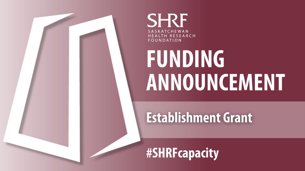 The results of SHRF’s Establishment Grant are live! 
 
Read the full list of recipients and learn more about the Establishment Grant at: ow.ly/SCRs50P9GMq
 
#SHRFcapacity 
#ResearchThatMatters
#SHRFfunded