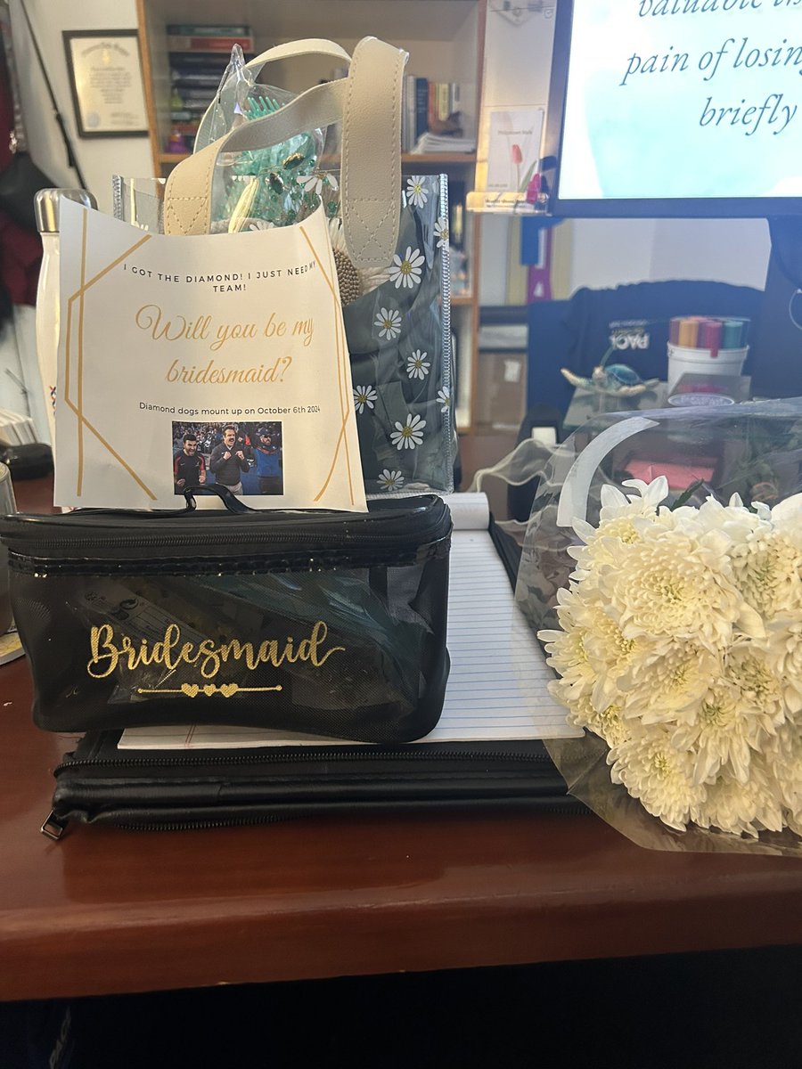 This is everything and I’m so honored <a href="/ironmansbabes/">Em 💪🏻</a> asked me to be a bridesmaid. AND USING <a href="/TedLasso/">Ted Lasso</a> 😭😭