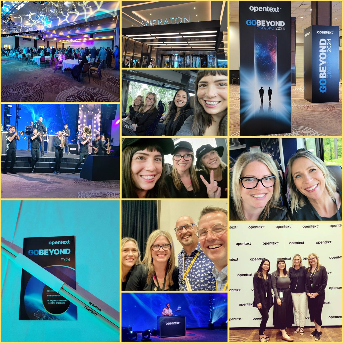 PutterS4U's tweet photo. @OpenText hosted its annual corporate kick-off yesterday, and boy did it slap (hello, gen-z). Celebrated entering the new fiscal year with the most incredible colleagues - in-person - was a true highlight. Renergized &amp; ready to #gobeyond in FY24! 🎉💪
#OKO24 #GoBeyond https://t.co/UIgIxCf4Gy