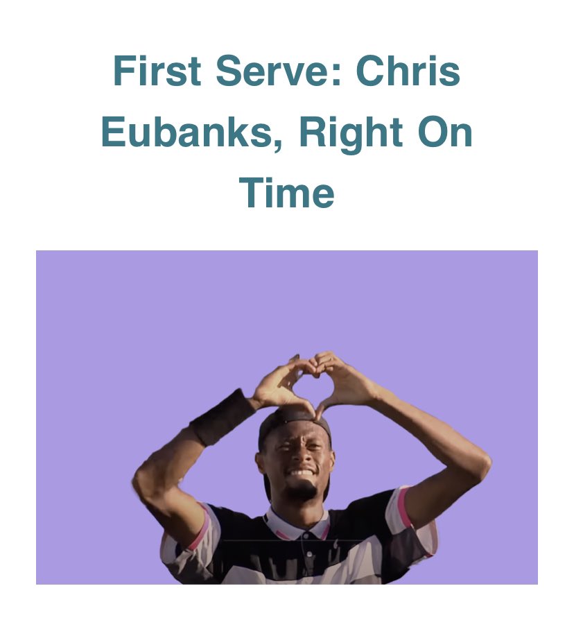 Court_Theory's tweet photo. Before Wimbledon began, I wrote for the Court Theory newsletter about Chris Eubanks, his beautiful game, and why he was ready for a Wimbledon run. 

(You can sign up for the newsletter 👉🏻 https://t.co/WOJvRbBm2b) 

#Wimbledon https://t.co/vxMRTys6uN