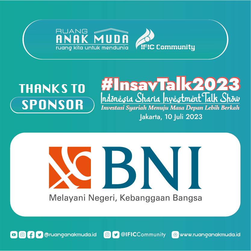 RuangAnakMuda's tweet photo. Terima kasih kepada @BNI atas dukungannya pada kegiatan INSAV Talk 2023.  #INSAVTalk2023 #RuangAnakMuda #IFICCommunity https://t.co/vZ5j7Z7Wwn