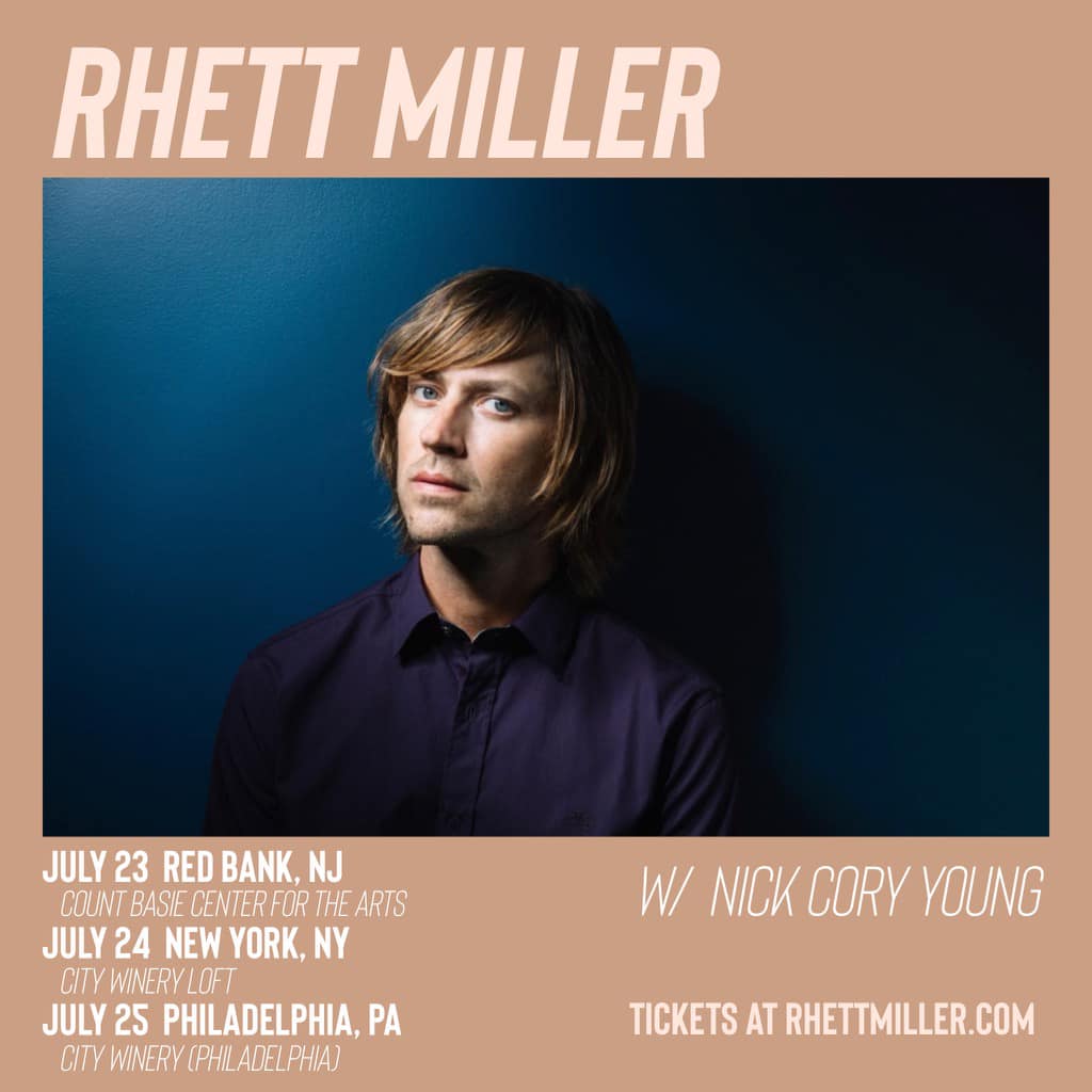 Thrilled to be opening these shows for one of my all-time favorite singer-songwriters <a href="/rhettmiller/">Rhett Miller</a> (of <a href="/Old97s/">Old 97's</a>). Tickets on sale at nickcoryyoung.com/shows

7/23: Red Bank, NJ @ Count Basie CFA
7/24: New York, NY @ City Winery NYC
7/25: Philadelphia, @ at City Winery Philly)