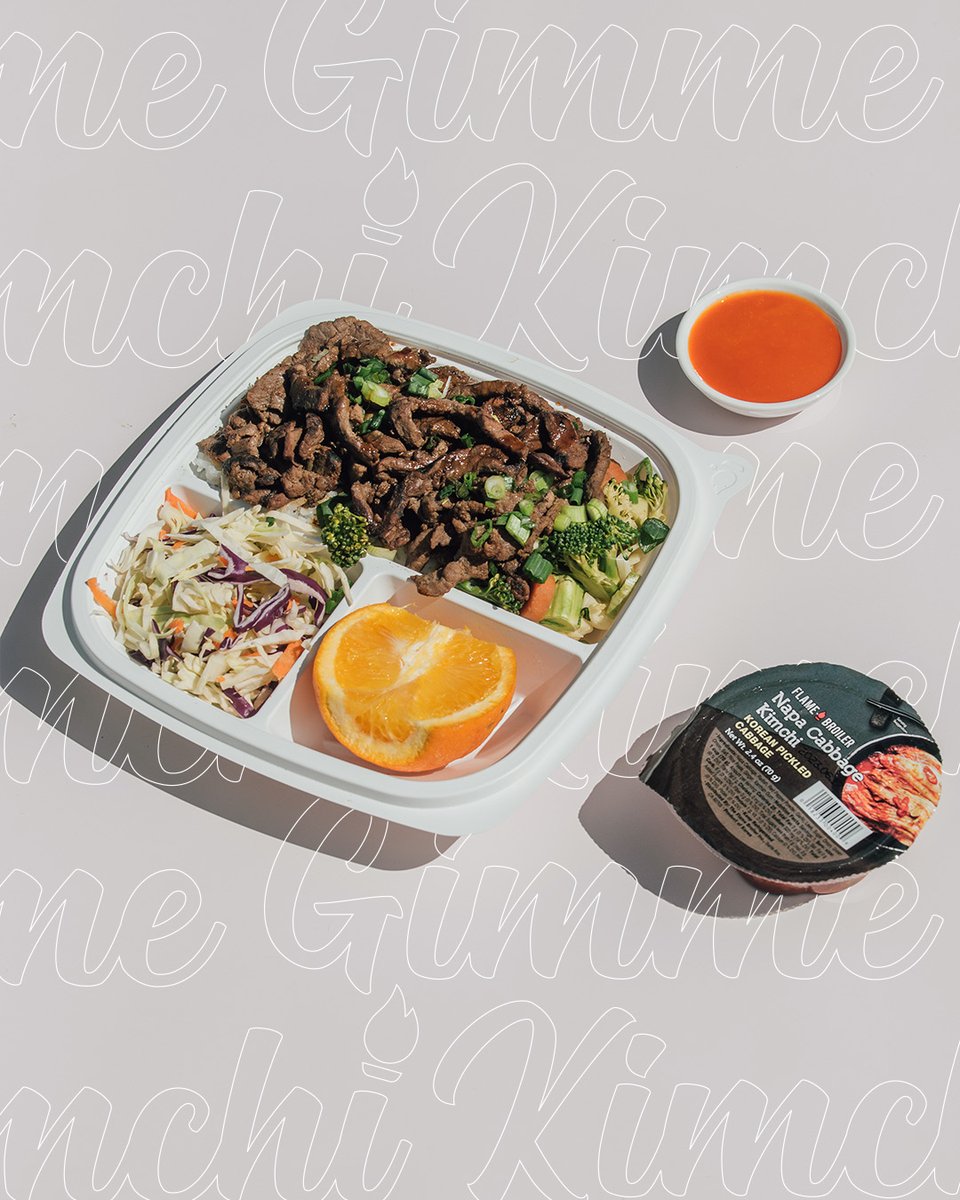 Gimme, Gimme Kimchi!! Add some yummy, good-for-you probiotics to your order at order.flamebroilerusa.com/?utm_source=tw…

#flamebroiler #kimchi #probiotics #guthealth #koreanfood #healthydinner