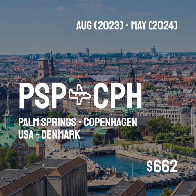 PSPCheapDeals's tweet image. ✈️ Palm Springs (PSP) to Copenhagen (CPH) for only $662 (USD) roundtrip 💸
812 live dates on Adventure Machine. - get the app on iOS or Android