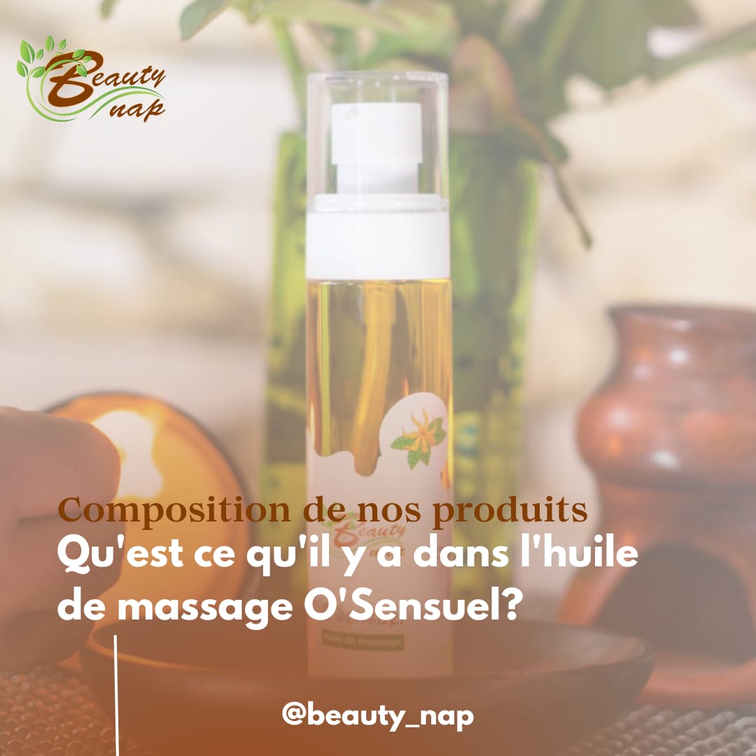 NapBeauty's tweet photo. Vous vous demandez certainement ce que contient notre huile de massage O'Sensuel ?

O'Sensuel est composée de :
🪴Huile de Coton
🌹Huile de Rose
🌱Huile Essentielle de Ylang ylang 
🌿Extrait de Muscade 
🌸Extrait de Safran
L'avez-vous déjà utilisé pour vos séances de relaxation ? https://t.co/cFFPFiEnmK