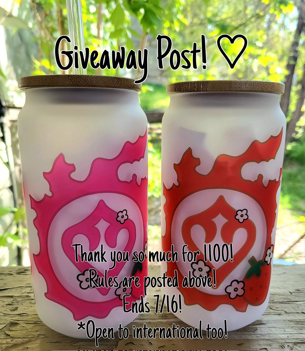 MoonCurios's tweet photo. Giveaway time! ♡ Giving away 1 cup of any current design, any job! 🍓 🫐
•Like &amp; Retweet
•Comment your favorite thing about your WoL! ♡
That's all!
Ends 7/16! ♡

Thank you all so much for the ongoing support♡ I appreciate it a ton! Let's keep growing! ♡ 🌱 😭 https://t.co/Xmcyv4519T