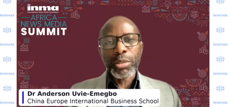 INMAorg's tweet photo. At the #inmaAfrica Summit, @andyemegbo said news media companies throughout the continent need to learn from each other as they move forward with AI. https://t.co/deyerRIy8V https://t.co/HW6AV93LLN