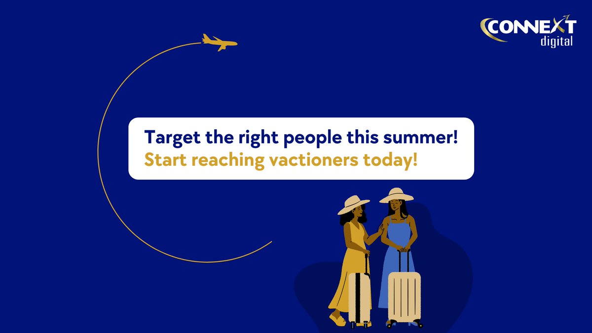 connextdigital's tweet image. Unlock summer success: reach vacationers and travel enthusiasts today! Connect with individuals actively using travel-related apps and explore the limitless possibilities. Check out our website to reach vacationers and uncover your brand's sunny potential! #SummerMarketing