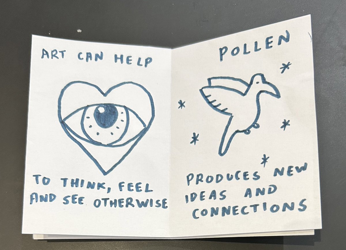 I made a mini zine to collect my thoughts after #POLLEN23