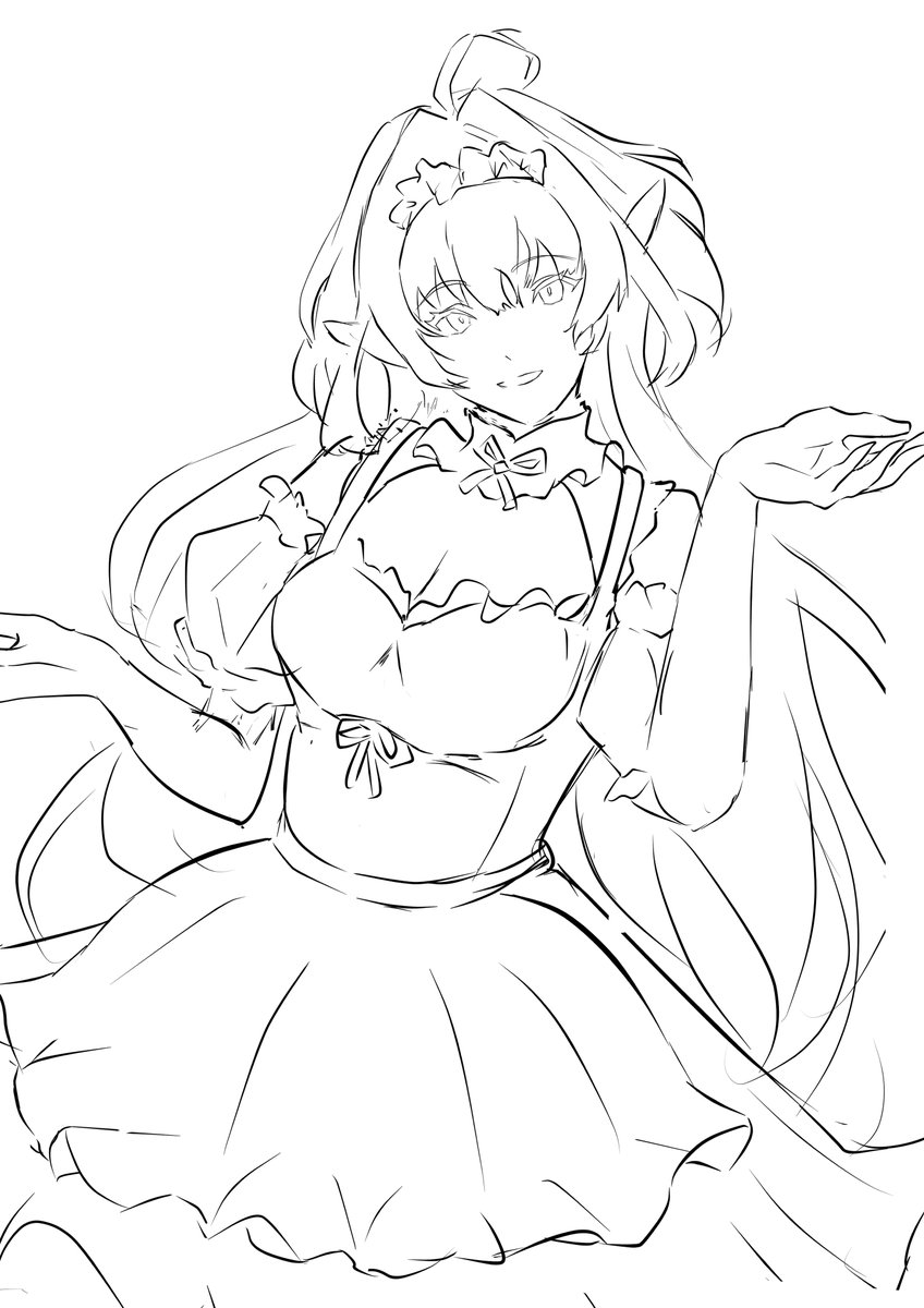またお姉さん描き始めた