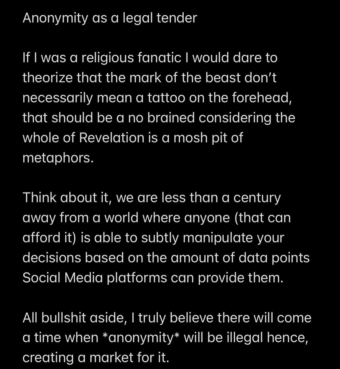 tsommie's tweet photo. Just a thought https://t.co/g8c4tqT9xd