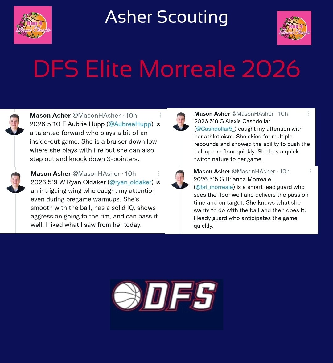 Drill for Skill AAU on Twitter "Thanks to Mason Asher MasonHAsher of