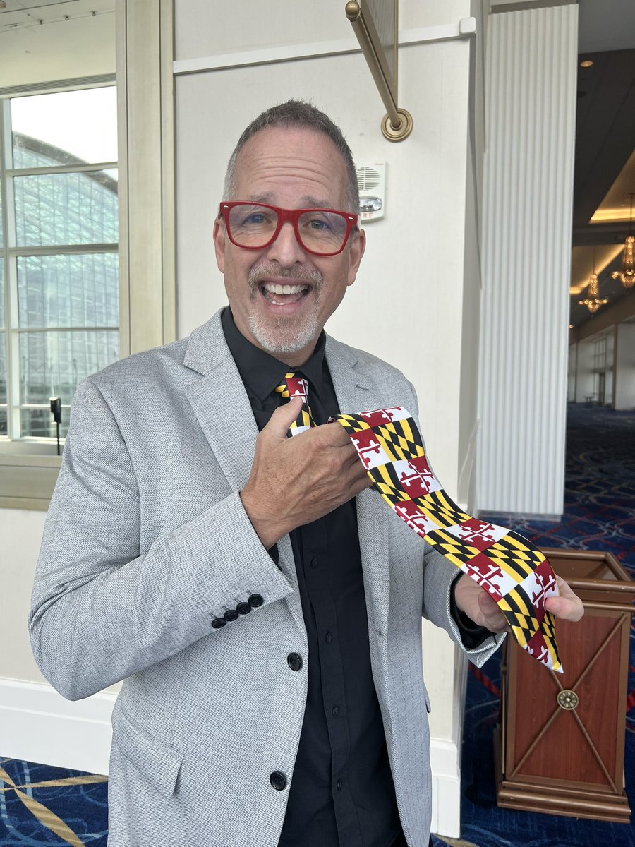 kaylentucker's tweet photo. Last #PrincipalFashion of #NAESP23 is incoming ED of @Maespmd Chris Wooleyhand https://t.co/jJDf96Q71a