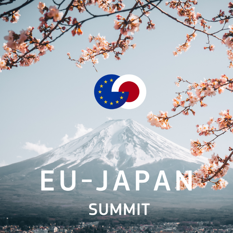 EU_Commission's tweet photo. Today President @vonderLeyen and @eucopresident Michel will attend the 29th EU-Japan Summit. 

It will be an opportunity to discuss cooperation on economic security, climate change and digital technologies while reaffirming our commitment to our existing partnership with Japan.
