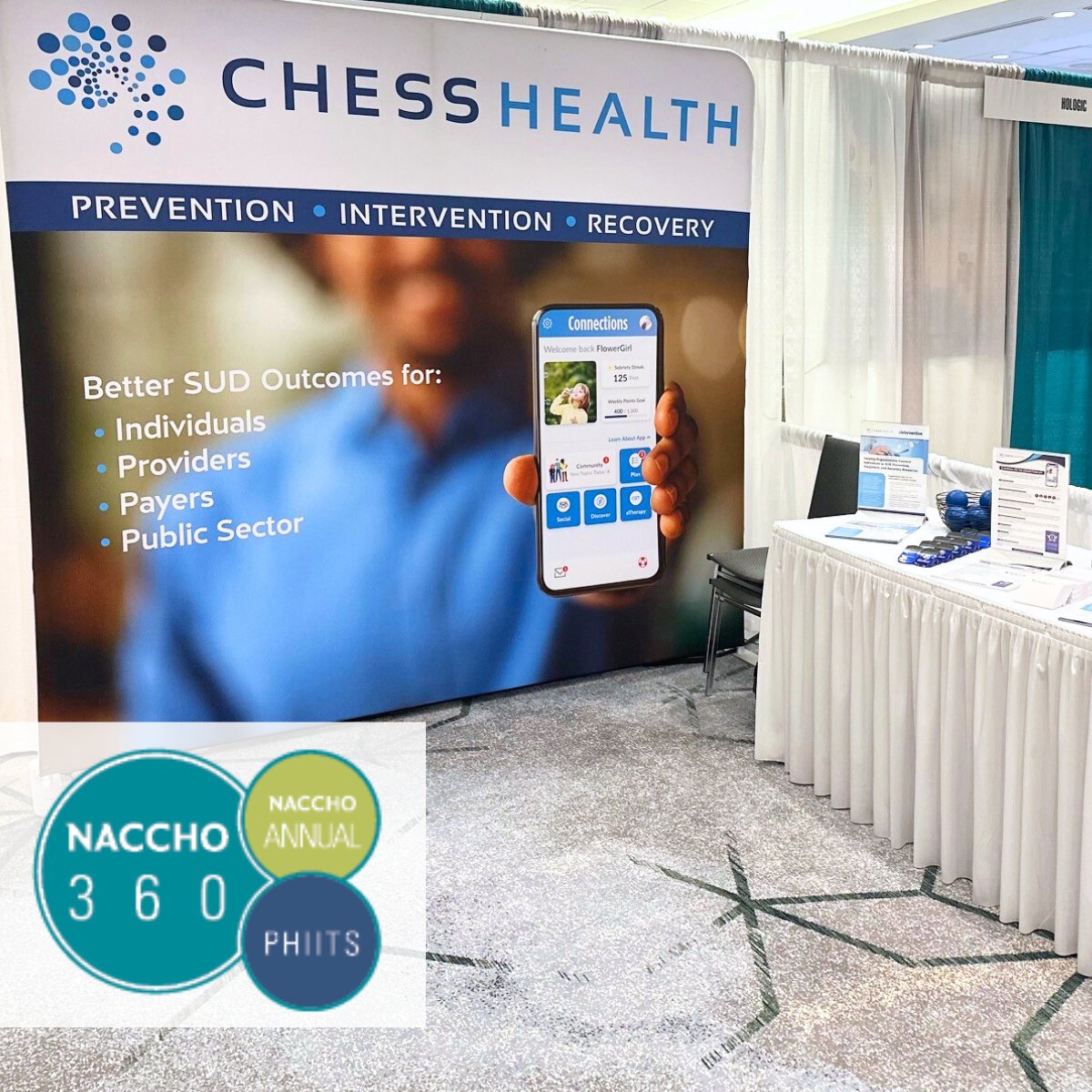 CHESSmh's tweet photo. Final day at the 2023 NACCHO 360 Conference. We've enjoyed making #connections and discussing ways to reshape the future of public health. #NA360 #CHESSHealth #SUD #Recovery https://t.co/J46JOKqzSC