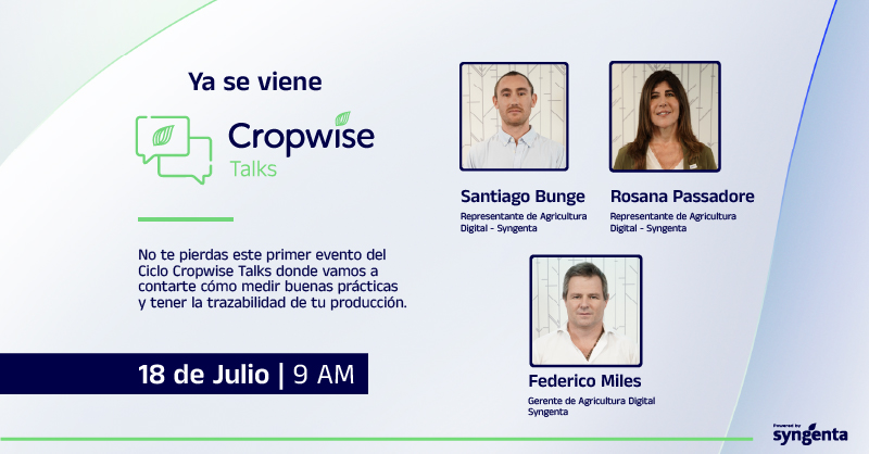 ¡Se viene el primer evento del ciclo #CropwiseTalks!

Vamos a aprender todo sobre Agricultura Regenerativa y cómo realizar mediciones.

Te vas a enterar todo sobre:
✅Medición de Buenas Prácticas Agrícolas
✅Trazabilidad para tu producción

¡Registrate! 👉bit.ly/44fXvi7