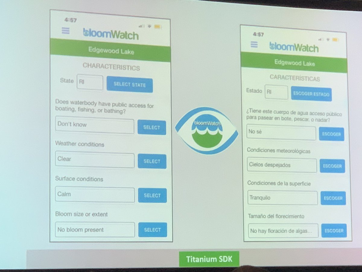 shannonhwhite's tweet photo. Monitoring crowdsourced data about algal blooms (cyanobacteria) through
Bloomwatch. In 2021 shifted to use @ArcGISOnline @ArcGISSurvey123 and Dashboard 
 Also available &amp; translated into Spanish. 
#EsriUC2023
#EsriUC https://t.co/1DYWnBjZgL
