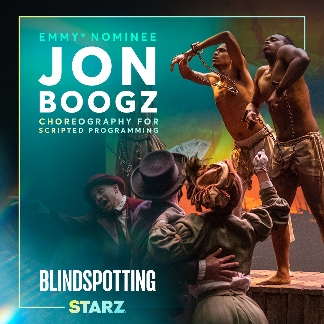 We're making moves 📷 Congrats to @JonBoogz and the choreography team on their @TelevisionAcad nomination. #Blindspotting