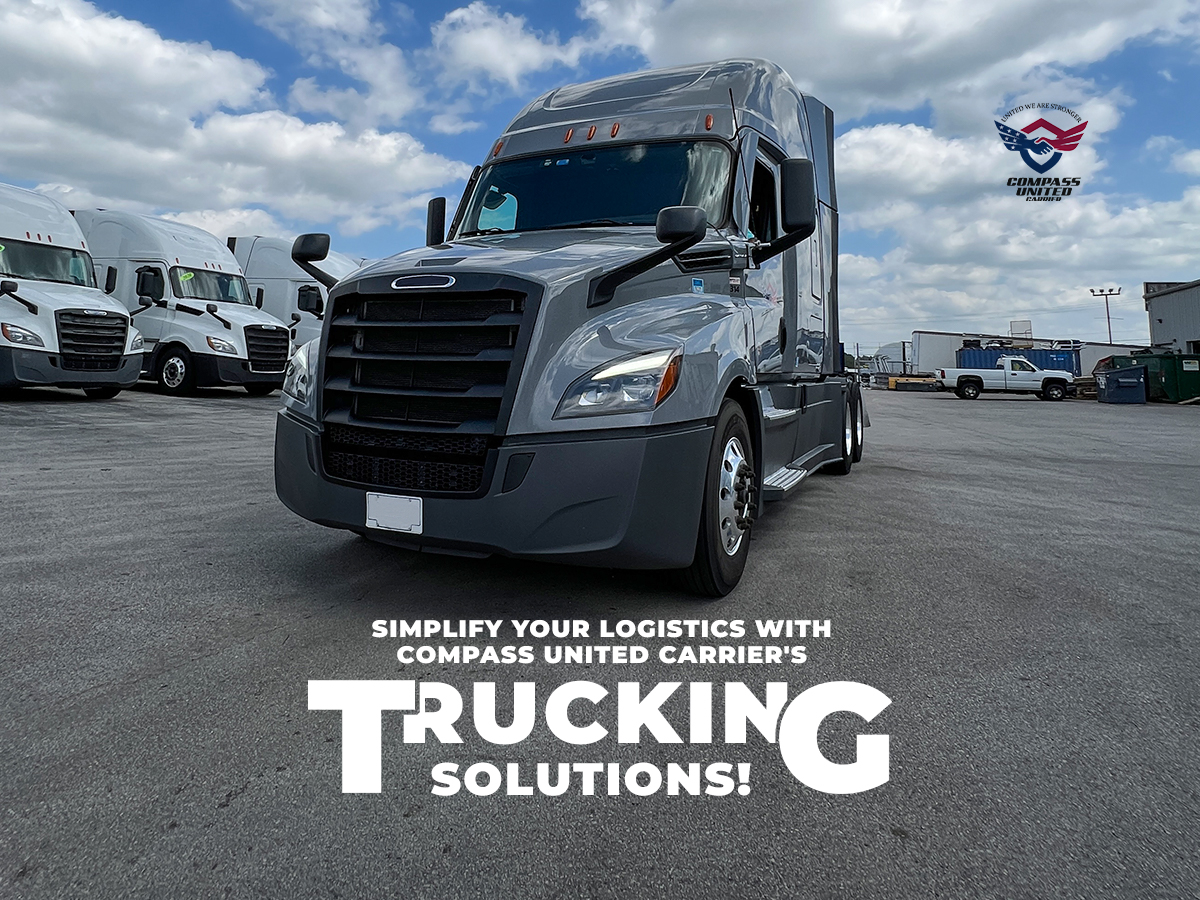 compass_uc's tweet image. Experience hassle-free logistics with Compass United Carrier. Let us handle your trucking needs so you can focus on your core business.

#CompassUnitedCarrier #TruckingSolutions #SimplifiedLogistics #Reliability
