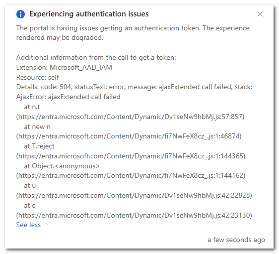 manelrodero's tweet image. Parece que #MicrosoftEntraID no está entrando (nótese el juego de palabras) con buen pie ;-)

#AAD #AzureAD