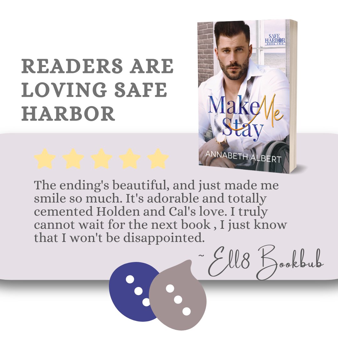 "I truly cannot wait for the next book..." Reviewers are loving MAKE ME STAY and tomorrow is release day!! RESERVE YOUR COPY: readerlinks.com/l/3325155