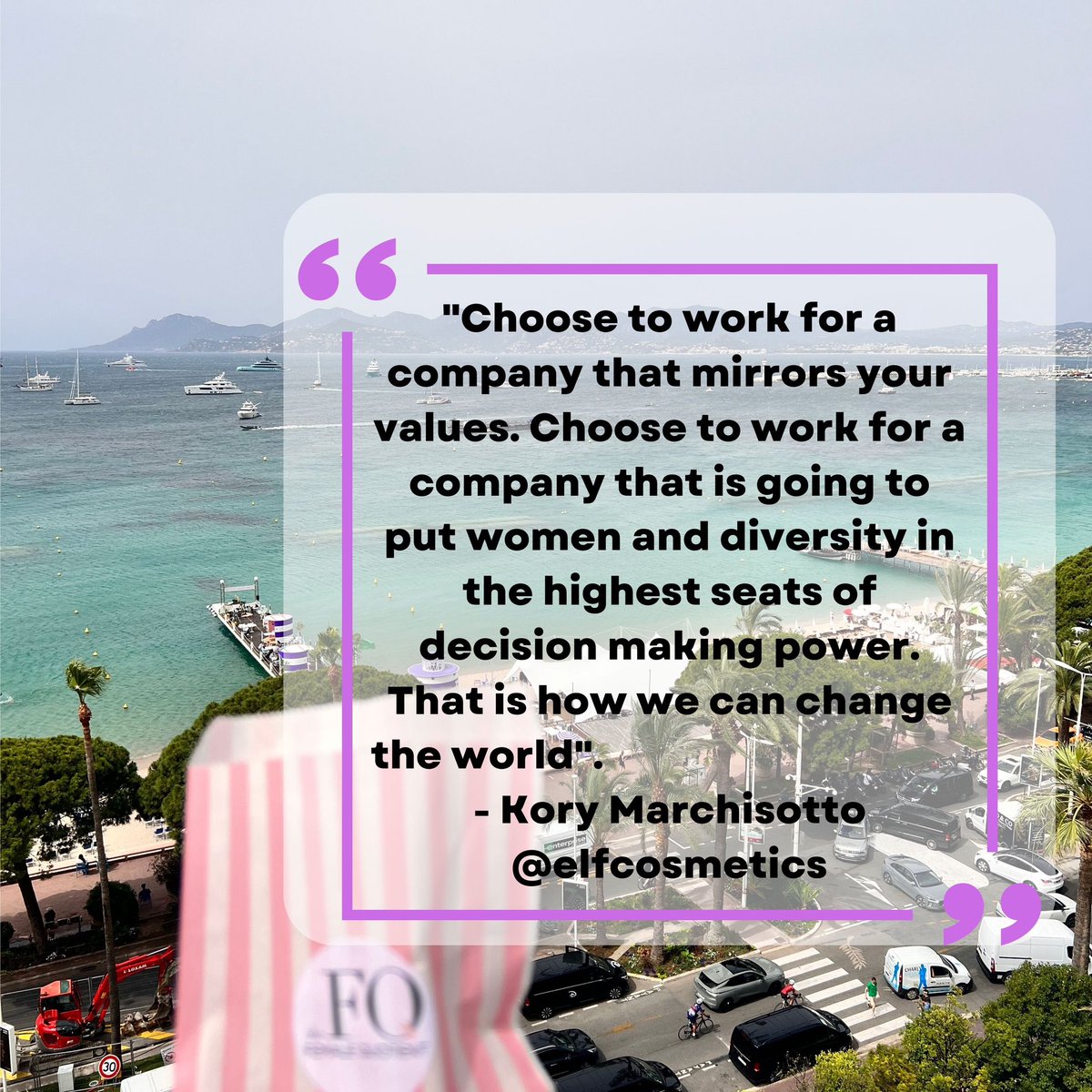 #Diversity is not just a buzzword; it is the foundation for #creativity and #innovation. I had great pleasure to attend <a href="/femalequotient/">The Female Quotient</a>'s Lounge at <a href="/Cannes_Lions/">LIONS | The Home of Creativity</a> and discover inspiration on how we can all elevate #DEI:
shorturl.at/blnW1
#Onboardwomen #IWBD #CannesLions2023