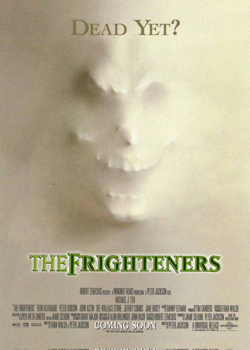 Metalchic73's tweet photo. Since my computer is in the shop π« looks like I'm watching a movie #frightners https://t.co/LeziGerqZg