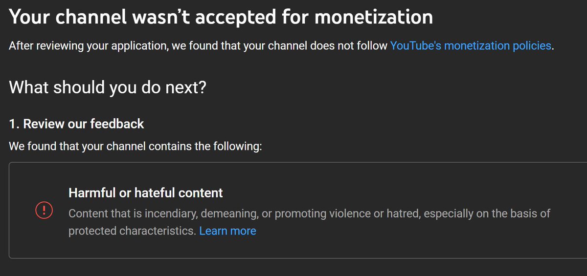Hey <a href="/TeamYouTube/">TeamYouTube</a>, this is why people are flocking to <a href="/rumblevideo/">Rumble 🏴‍☠️</a>, you disrespect and defame your creators. There is absolutely NOTHING "hateful" or "harmful" about my content. CC: <a href="/chrispavlovski/">Chris Pavlovski 🏴‍☠️</a> 

👉 youtube.com/ArmenRezz
