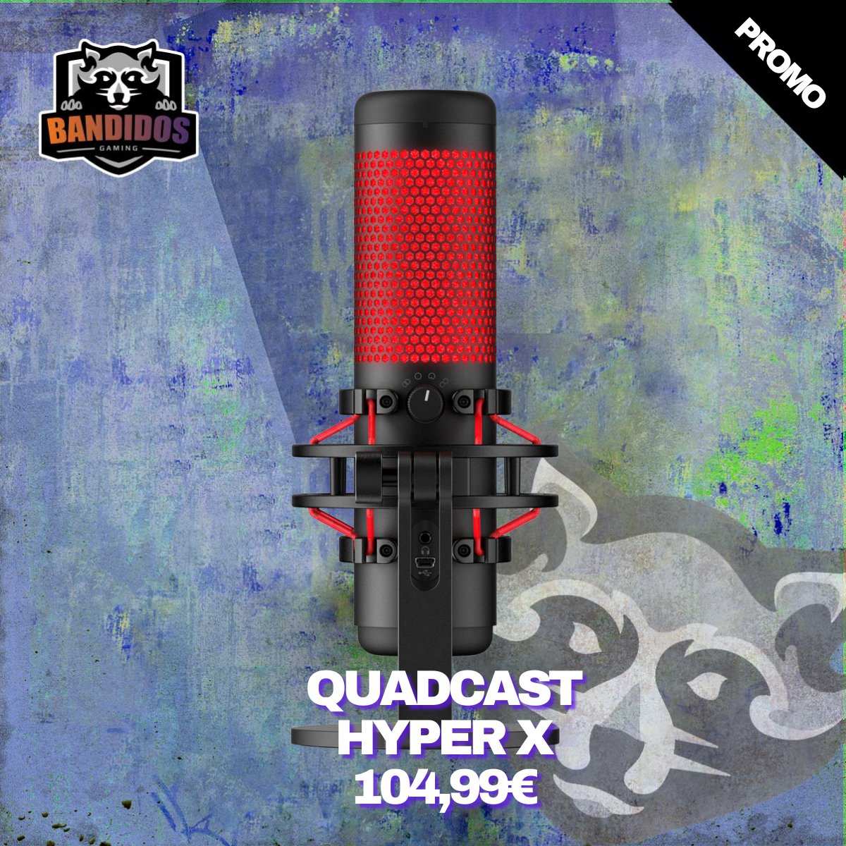 GamingBandidos's tweet image. Le QUADCAST – HYPERX – NOIR – MICROPHONE POUR STREAMING est en promotion à 104,99€ au lieu de 159,99€ sur Bandidos Gaming.

bandidos-gaming.com/produit/quadca…

#Quadcast
#HyperXGaming
#MicrophonePourStreaming
#QualitéAudioSupérieure
#SonClair
#Polyvalent
#DesignÉlégant
#FacileÀUtiliser