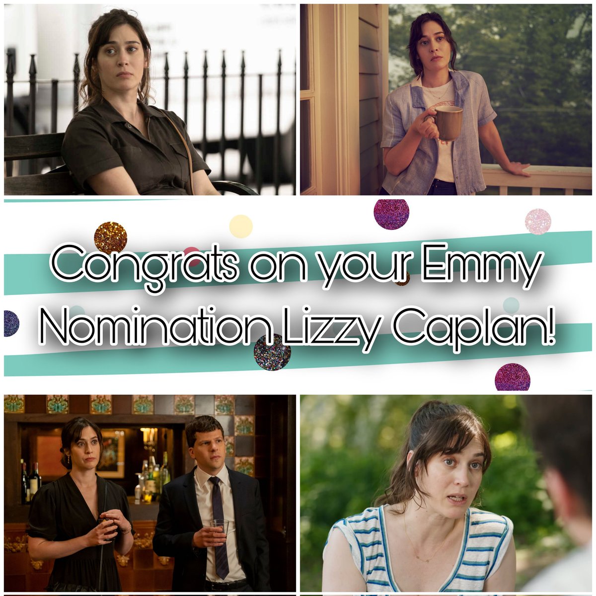 AllLizzyCaplan's tweet photo. Congrats to Lizzy Caplan on her Emmy Award Nomination for #Fleishmanisintrouble Series! 🤞
#LizzyCaplan #Emmys #Emmys2023 https://t.co/hLtsCU2fAt