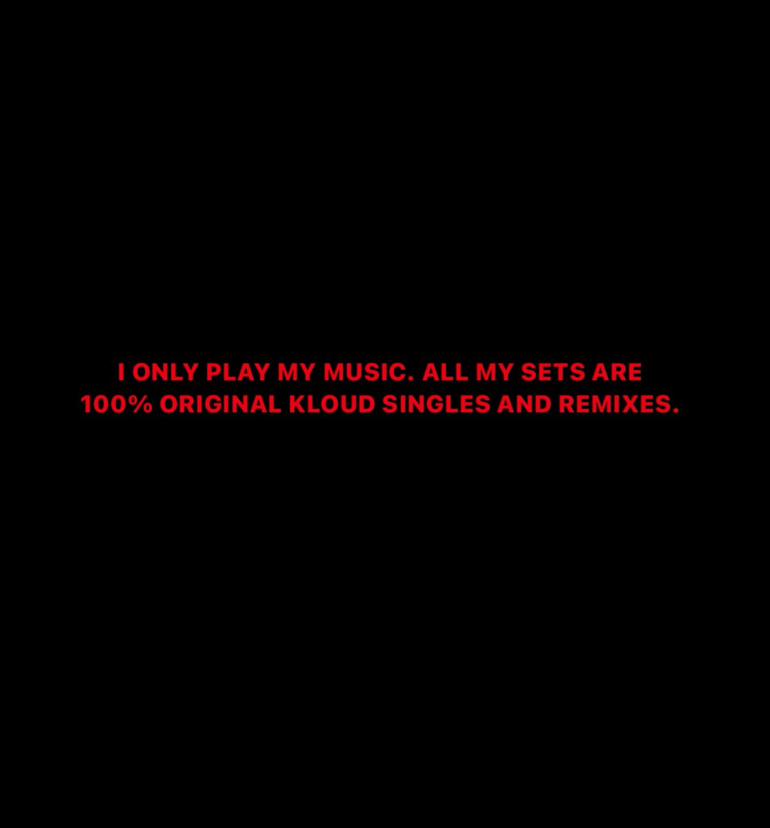 weareKLOUD's tweet photo. This tour has been special. Some people might be wondering what these hard techno tracks are, and who made them.
Nothing has changed — I made every record in my set, even the remixes. I love creating the experience start to finish.
I also created all the visuals. 🟥⬛️ https://t.co/OZtkpvZ6zs