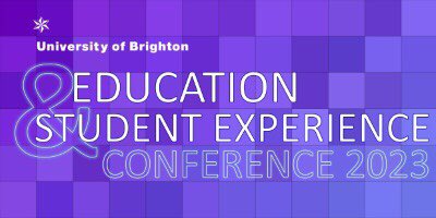 We’re all looking forward to Friday’s Education and Student Experience Conference, starting at 9.10 with an introductory keynote from <a href="/LydiaJArnold/">Lydia Arnold</a> Professor of Learning and Teaching <a href="/HarperAdamsUni/">Harper Adams University</a> on “Harnessing the power of Authentic Assessment” #BrightLearn23 <a href="/uniofbrighton/">University of Brighton</a>