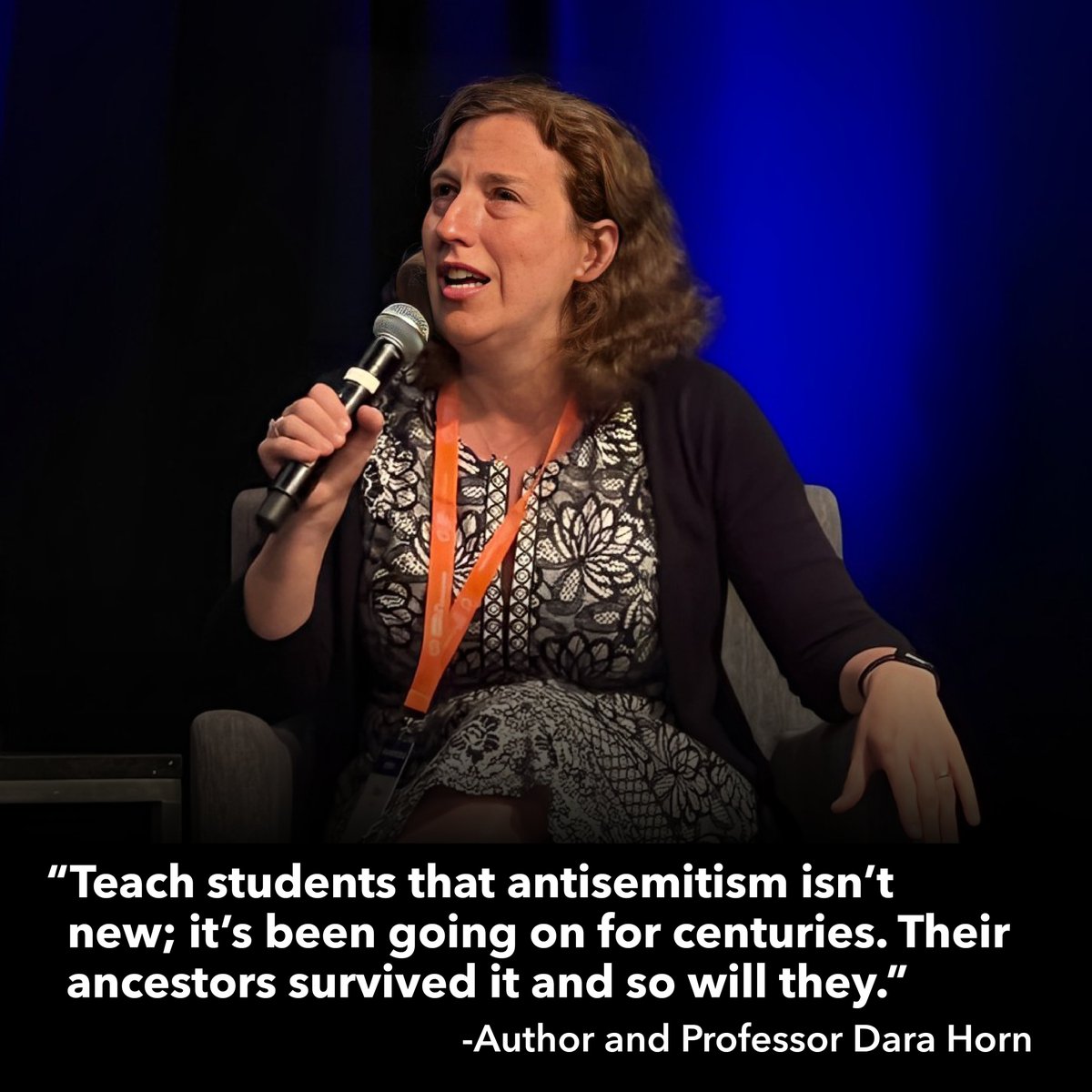 israelcc's tweet photo. We were honored to hear from author and professor
@DaraHorn, in conversation with Alyza Lewin of
@brandeiscenter, on Unmasking Antisemitism.
#FPR2023 #BetterTogether https://t.co/uOqb9cW8cw