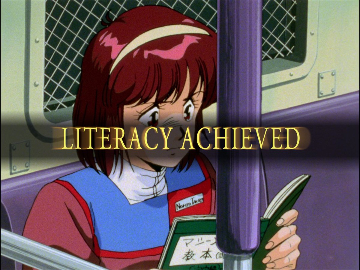 Sundown_McMoon's tweet photo. When you revisit a Gainax work after consuming a lot of anime/manga/toku/SF and actually get the references and allusions. https://t.co/RNogJI9L7A