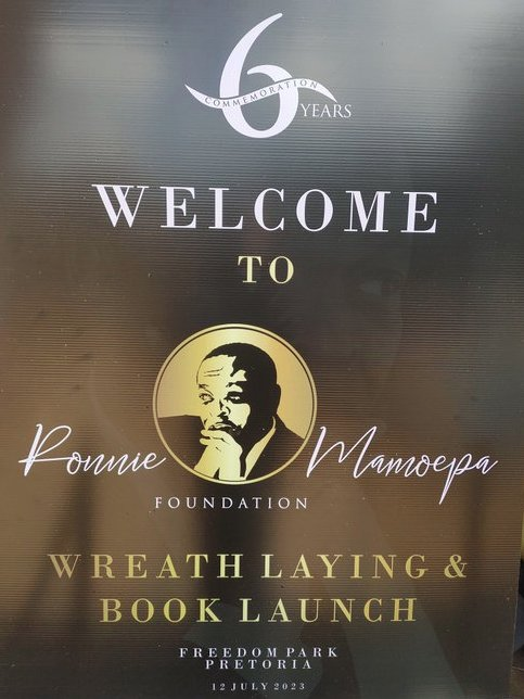 The official launch of #RonnieMamoepaFoundation established in honour of the late liberation struggle  icon, accomplished public servant and veteran communicator, Mr Ronald  “Ronnie” Mamoepa at the @Freedom_Park in Pretoria..”