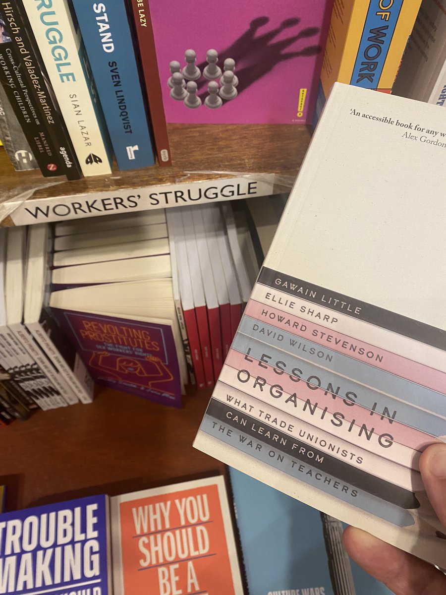 L_Organising's tweet photo. And closer to home … we are in the ‘workers’ struggle’ section at @HousmansBooks - where else? Please use independent bookshops when buying #LessonsInOrganising - or any other book :-) https://t.co/MathjxrXSt