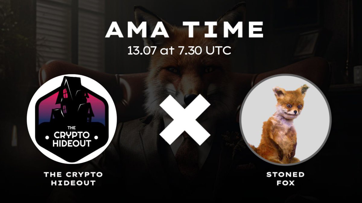 StonedFox_Token's tweet photo. Join us on July 13 at 7:30 UTC for an exciting AMA #STFOX & https://t.co/cprwxJo1Hp 🔥🔥

Don't miss out on this opportunity to engage with our team and get all your burning questions about #STFOX answered. Mark your calendars and be sure to join the AMA for an insightful discussion about our innovative protocol and the future of anonymous transactions.

#eth #memtoken #ElonMusk #pepe #doge #pinksale #Ethererum