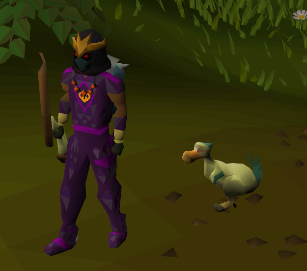 RonovoR's tweet photo. Thanks to everyone who hung with me yesterday on stream while I got my 1000 Chompy KC. The payoff came in today with the 2nd pet on the main. Let's gooooo! #osrs #pethunt https://t.co/Faps7Ace0W