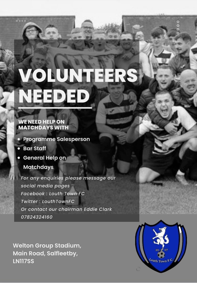 Louth Town FC on Twitter