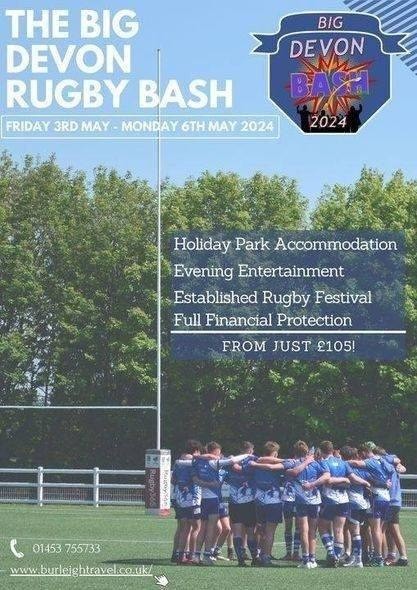 Burleigh_Travel's tweet photo. ***Spaces are filling up fast***

Thank you to @TreorchyZebras U14 for your booking to the Big Devon Rugby Bash!

Secure your space now!

Click here for more details: https://t.co/zrKzMswhWC

Click here to get in touch: https://t.co/kVXgaMM5Nx https://t.co/BY30qdRzME