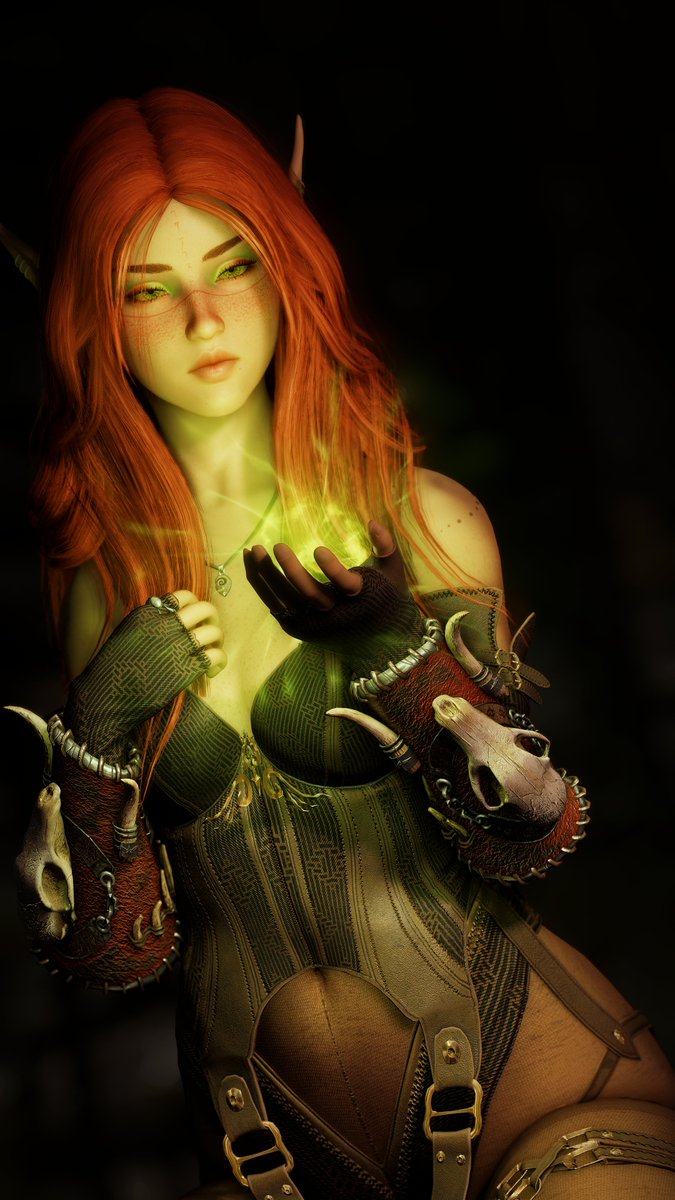 Nature's Incantation 🥗
#Skyrim #VirtualPhotography #Elf